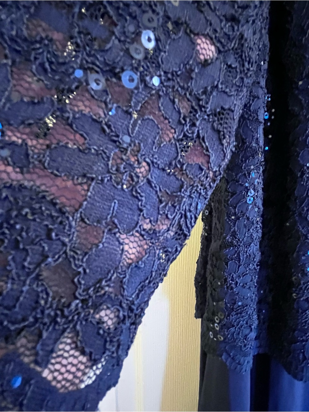 Alex Evenings Sequin Embellished Lace Top Gown Size 16W NWOT - Picture 11 of 14